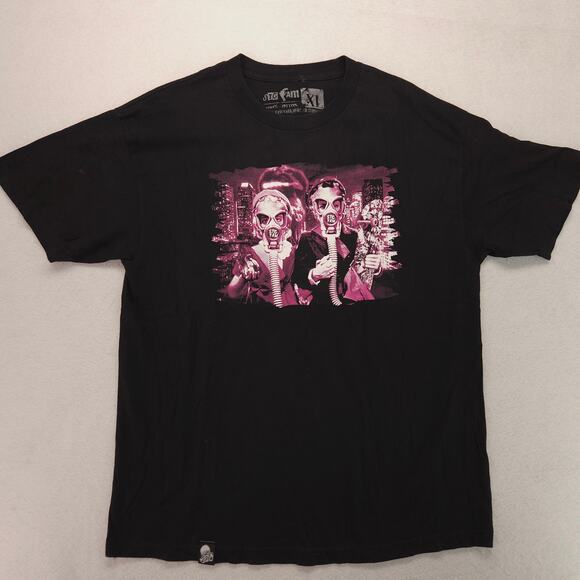 STG Fam Graphic Short Sleeve Crew Neck T-Shirt Mens Size Extra Large XL Black - Picture 2 of 10